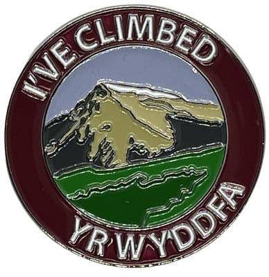 Ive Climbed Yr Wyddfa Large Pin Badge