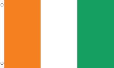 Ivory Coast Flag GIANT 8ft x 5ft