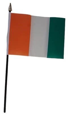 Ivory Coast Table Flag - NO BASE