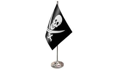 Jack Rackham Table Flag - Satin