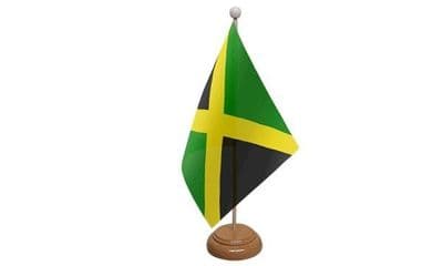 Jamaica Wooden Table Flag
