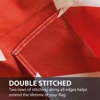 Jersey 5ft x 3ft Knitted Heavy Polyester Flag