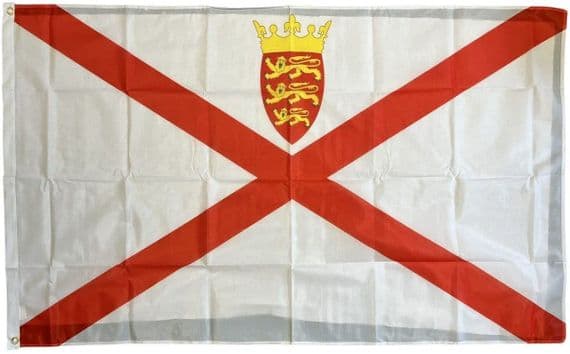 Jersey 5ft x 3ft Knitted Heavy Polyester Flag