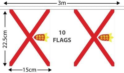 Jersey Bunting 3m