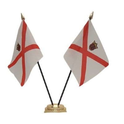 Jersey Double Table Flag