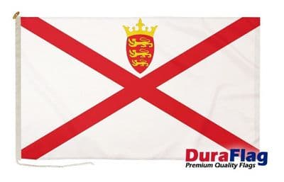 Jersey Premium Quality DuraFlag Rope & Toggle - 5ft x 3ft