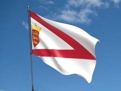 Jersey Triangle Flag 5ft x 3ft