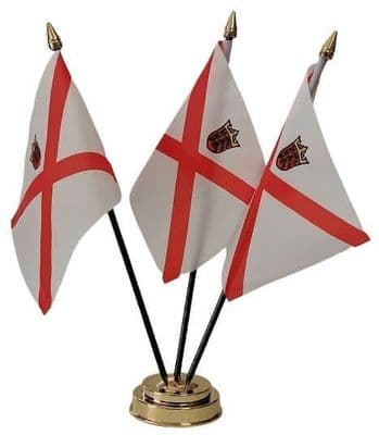 Jersey Triple Table Flag