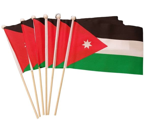 Jordan Pack of Hand Flags | Buy Jordan Pack of Hand Flags | NWFlags