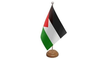 Jordan Table Flag - Wood