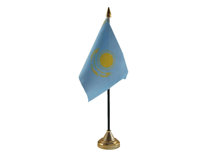Kazakhstan Table Flag