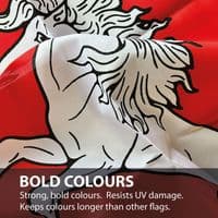 Kent 5ft x 3ft 150Denier Heavy Polyester Flag | Buy Kent 5ft x 3ft 150Denier Heavy Polyester Flag | North West Flags