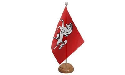 Kent Table Flag - Wood