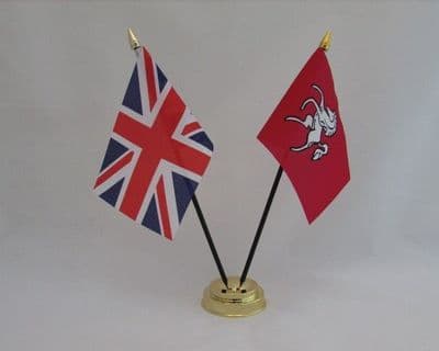 Kent with UK Friendship Table Flag