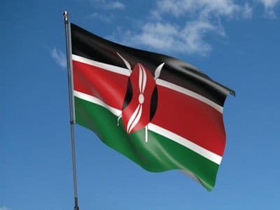 Kenya 5ft x 3ft Flag