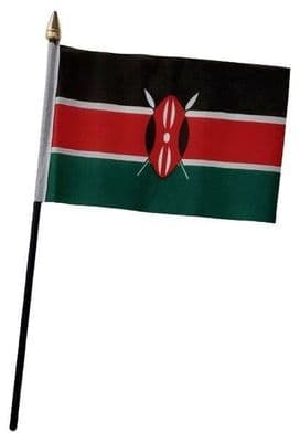 Kenya Table Flag - NO BASE