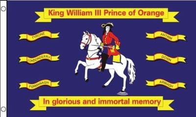 King William of Orange 5ft x 3ft Flag