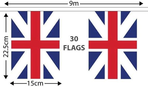 Kings Colours Bunting | Buy Kings Colours Bunting | NWFlags