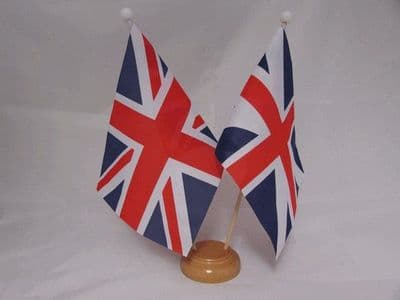 Kings Colours Friendship Table Flag - Wood