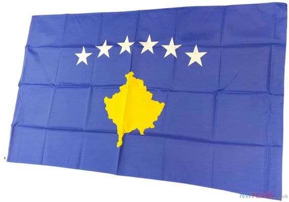 Kosovo Flag 5ft x 3ft | Buy Kosovo Value Flag | North West Flags