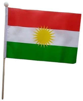 Kurdistan Hand Flag