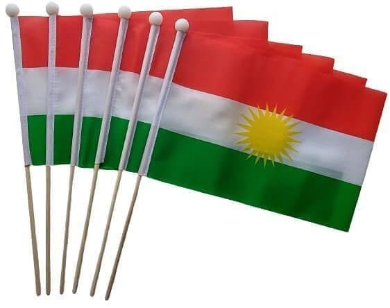 Kurdistan Pack of Hand Flags | Buy Kurdistan Pack of Hand Flags