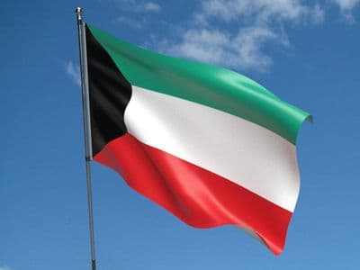 Kuwait Flag 5ft x 3ft