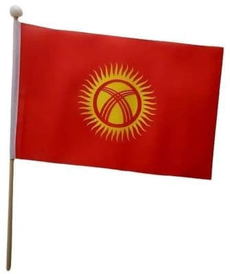 Kyrgyzstan Hand Flag