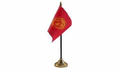 Kyrgyzstan Table Flag