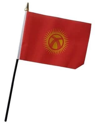 Kyrgyzstan Table Flag - NO BASE