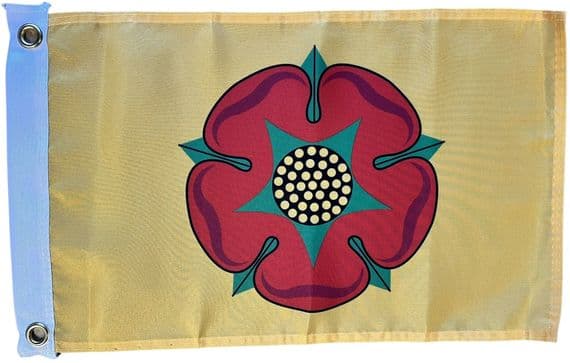 Lancashire Boat Flag  - 1.5ft x 1ft with 2 Eyelets