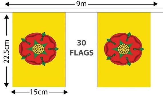 Lancashire Bunting | Buy Lancashire Bunting | NWFlags
