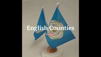 Lancashire Friendship Wooden Table Flag | NWFlags