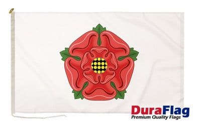 Lancashire Old Premium Quality DuraFlag Rope & Toggle - 5ft x 3ft
