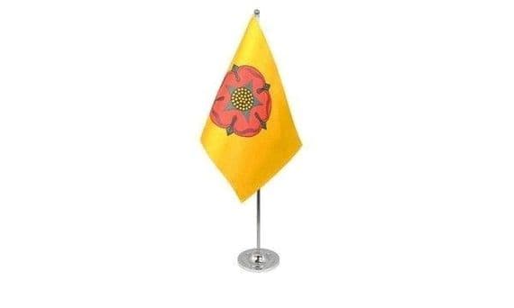 Lancashire Satin Table Flag | Buy Lancashire Satin Table Flag