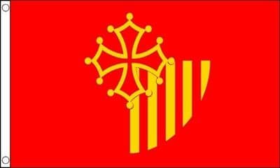 Languedoc-Roussillon Flag - 5ft x 3ft | Standard Polyester