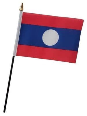 Laos Table Flag - NO BASE