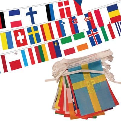 Large 44 European Country Bunting 15m