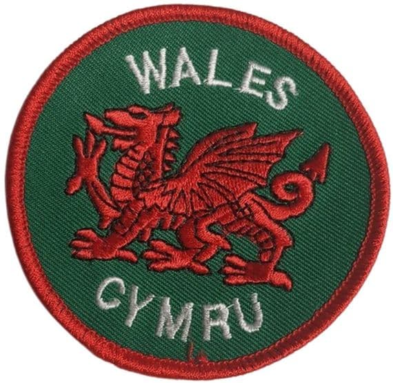 Large Wales Cymru Round patch | Buy Large Wales Cymru Round patch