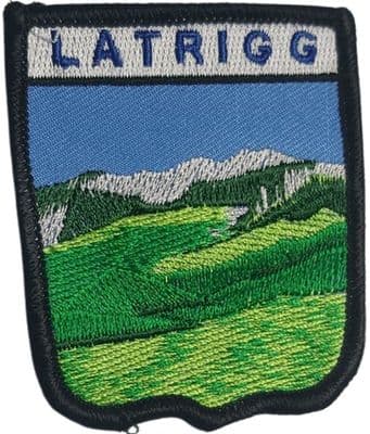 Latrigg Shield Embroidered Sew on patch