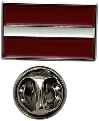 Latvia Flag Pin Badge