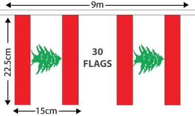 Lebanon Bunting 9m