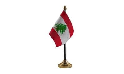 Lebanon Table Flag