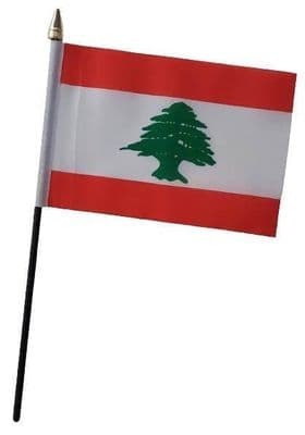 Lebanon Table Flag - NO BASE