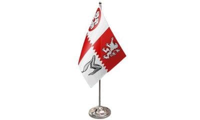 Leicestershire Table Flag - Satin