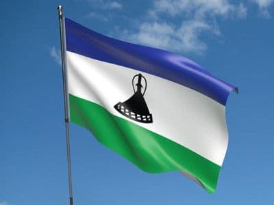 Lesotho Flag 5ft x 3ft
