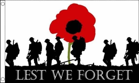 Lest we Forget Flag Small | Buy Lest we Forget Flag Small | NWFlags