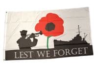 Lest We Forget Navy Flag | Buy Lest We Forget Navy Flag | NWFlags