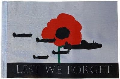 Lest We Forget (RAF) MINI Flag - 9