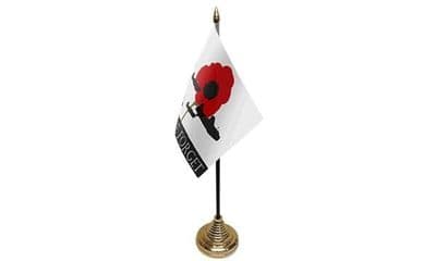 Lest We Forget (RAF) Table Flag